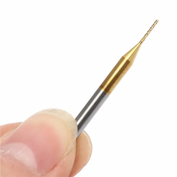 

0.6mm Tungsten Steel Titanium Coat Carbide End Mill Engraving Bits CNC PCB Rotary Burrs Milling Cutter Drill Bit