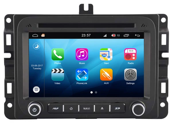 8-Core S200 Android 8 0 автомобиль gps DVD плеер для DODGE Оперативная память 1500 2014 автомобилей