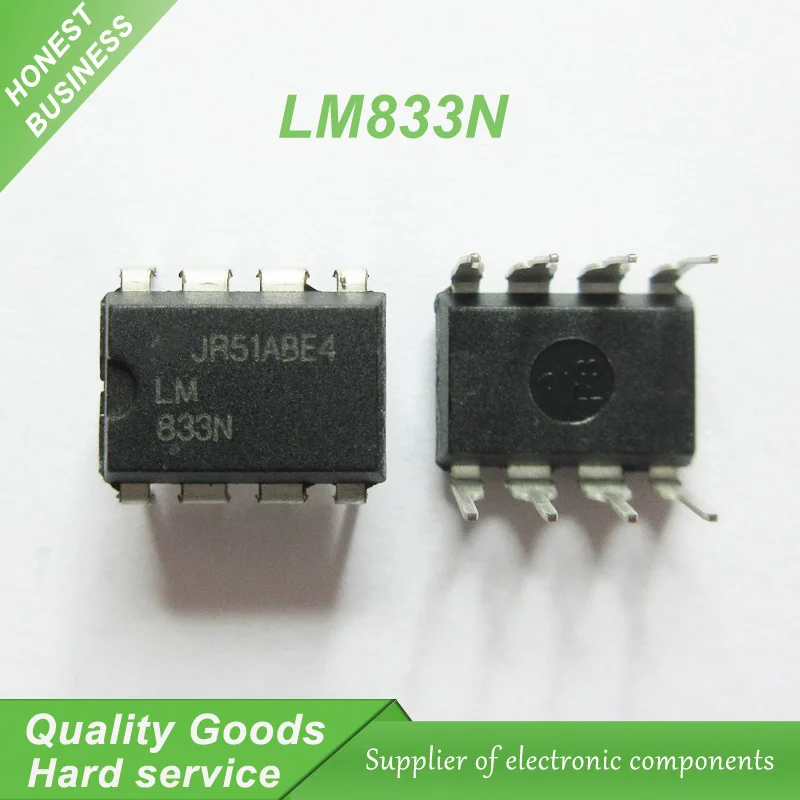Aliexpress.com : Buy 10pcs LM833N LM833 DIP 8 Audio Amplifiers Lo Noise ...