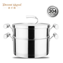Производитель приличный moral Eumile нержавеющая сталь capsuled шток двойной слой пара и запас высокий горшок 304 пищевой с паром
