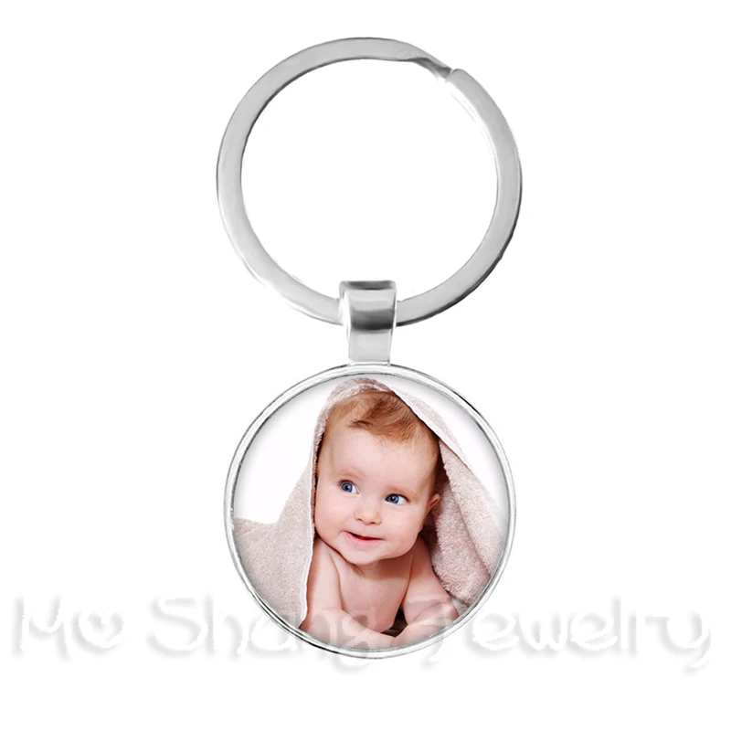 Key Chains Personalized Custom Photo Mum Dad Baby Children Grandpa Parents Custom Designed Gift For Family Anniversary