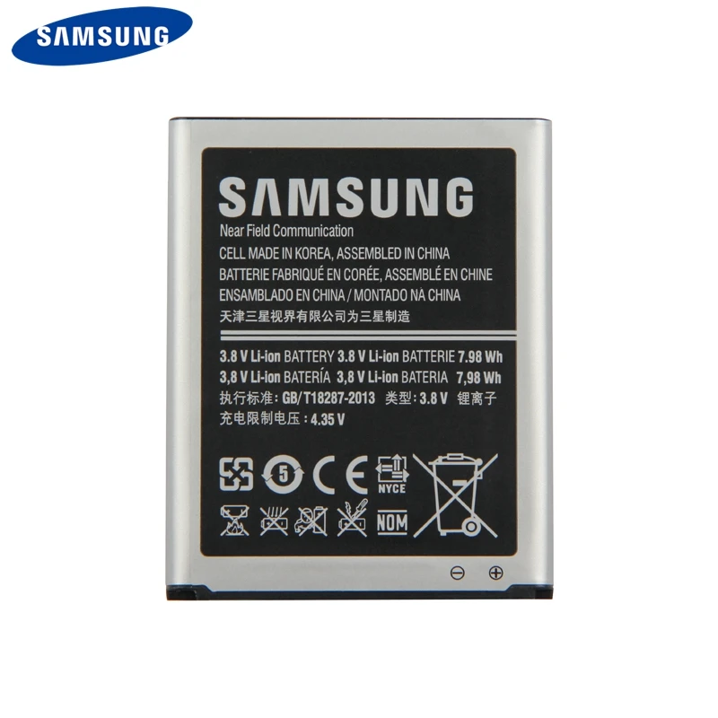 samsung Батарея EB-L1G6LLU EB-L1G6LLA для samsung I9300 GALAXY S3 I9308 L710 I535 Натуральная кожа телефон Батарея NFC 2100 мАч