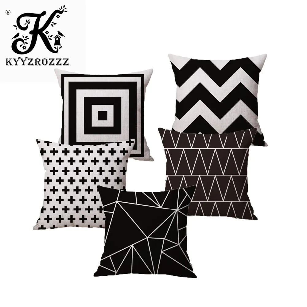 

Fashion High Quality Cotton Linen Nordic Geometry Plus, Dot, Square Decorative Throw Pillow Case Cushion Cover Sofa Home Decor