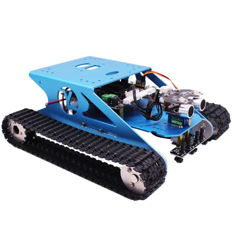 Robot Car Tank Kit For Arduino Programmable Smart Tank Chassis Robot Vehicle, Smart Learning & Stem Kids Educational Toy Super Robot Car Tank Kit For Arduino Programmable Smart Tank Chassis Robot Vehicle, Smart Learning & Stem Kids Educational Toy Super