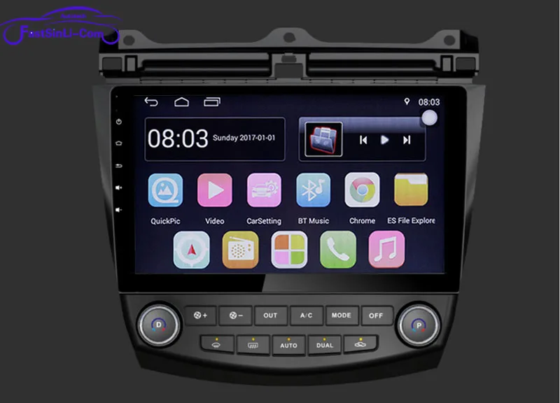 Perfect Android 10.1" Car Multimedia player For Honda Accord7 2003 2004 2005 2006 2007 GPS Car Radio 3