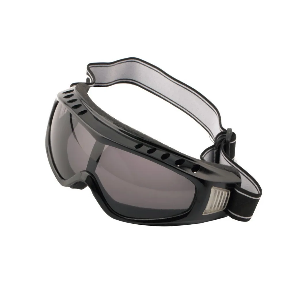 Крутые защитные очки для велоспорта, очки для страйкбола, тактические очки для пейнтбола, прозрачные очки, ветрозащитные защитные очки для мотоцикла - Цвет: Black