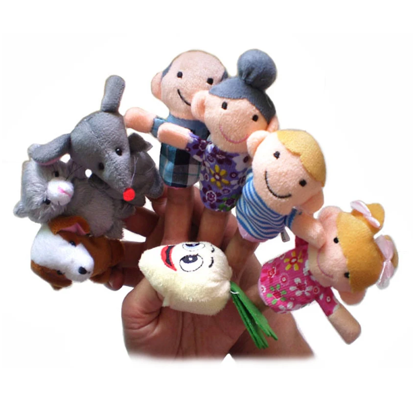 8 шт./компл. сказка огромный репа пальчиковые куклы повествование кукла образования для маленьких детей игрушки