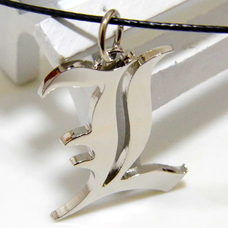 

Death Note Cosplay Anime Metal Necklace L Lawliet Cool Design Accessories for Gift Pendant or Collection