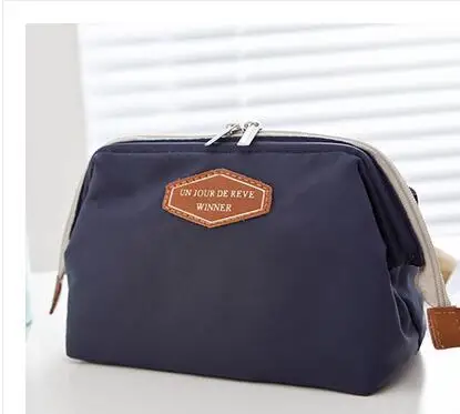 Navy blue Лидер продаж, модная косметичка, косметичка, органайзер, чехол, женская косметичка - Цвет: Navy blue