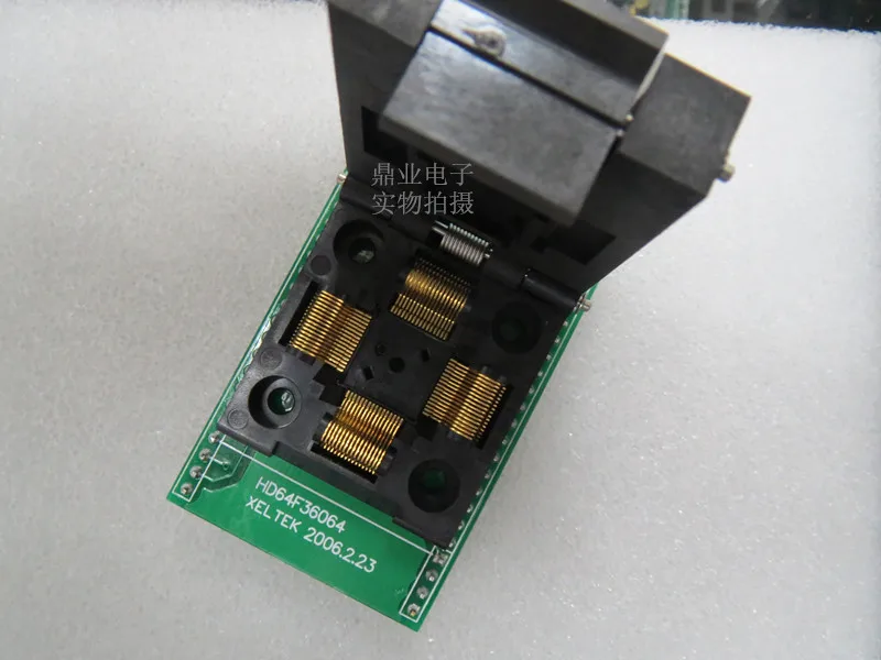 Раскладушка нет. TA043 TQFP64/D32 HD64F36064 IC Сжигание сиденье адаптер Тесты ing сиденье Тесты гнездо Тесты скамья