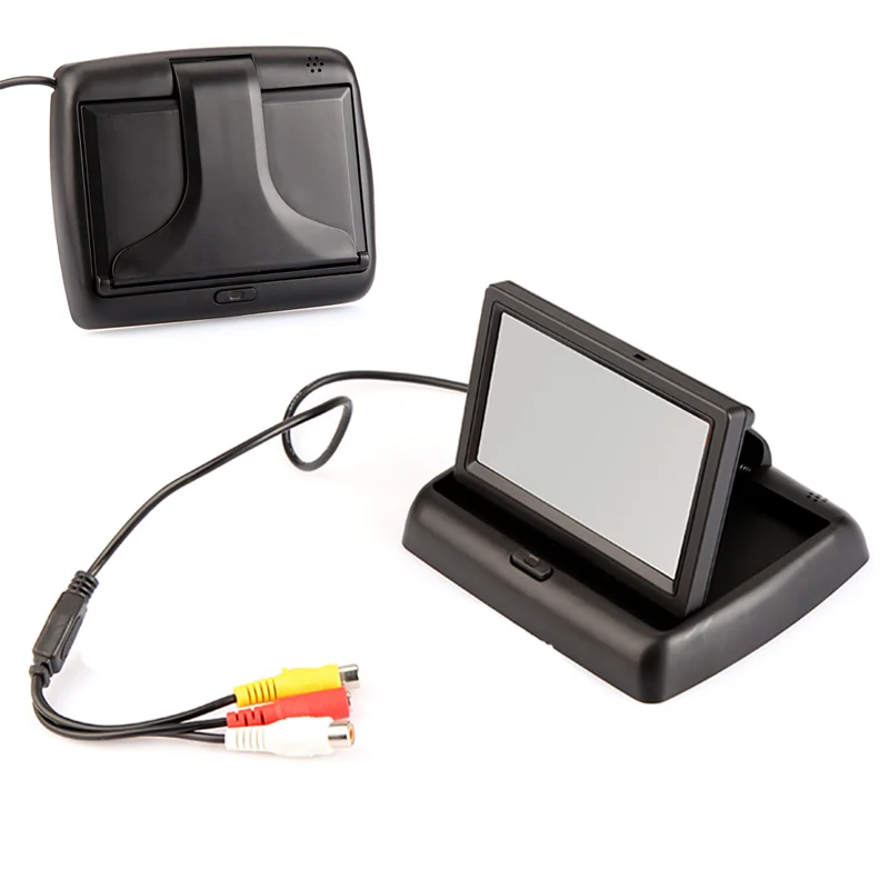 4.3 Inch Цветной tft LCD Монитора Автомобиля Обратный Монитор Заднего Вида для Камеры DVD VCR Автомобилей Заднего вида дисплей
