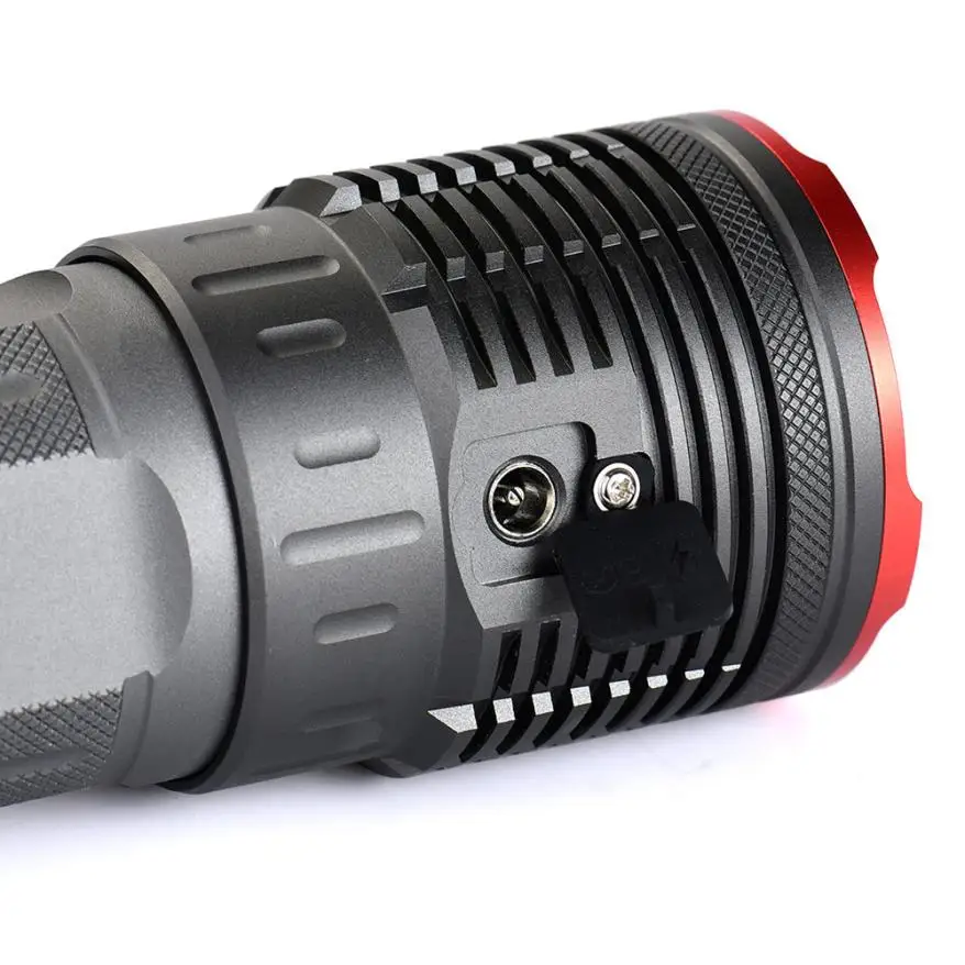 Supwildfire 36000LM 12 x XM-L T6 светодиодный Мощность цифровой Дисплей Охота фонарик 18650 3,7 V Перезаряжаемые Батарея белый свет PJ4