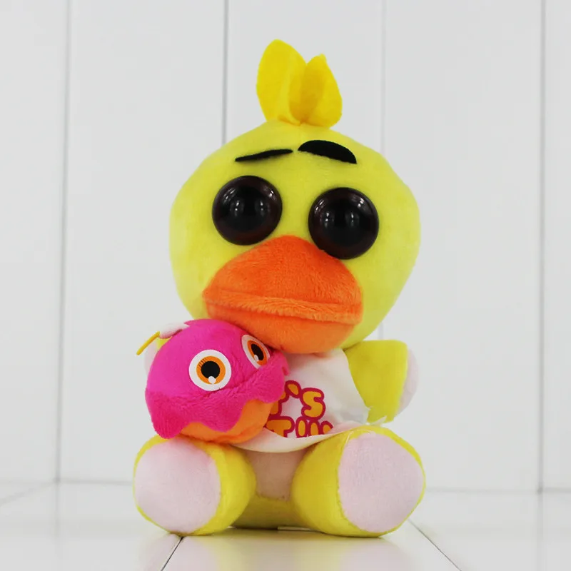 B 4 стиля FNAF пять ночей в медведь Фредди& лиса& утка& Кролик& клоун Брелки кулон juguetes плюшевые игрушки - Цвет: B
