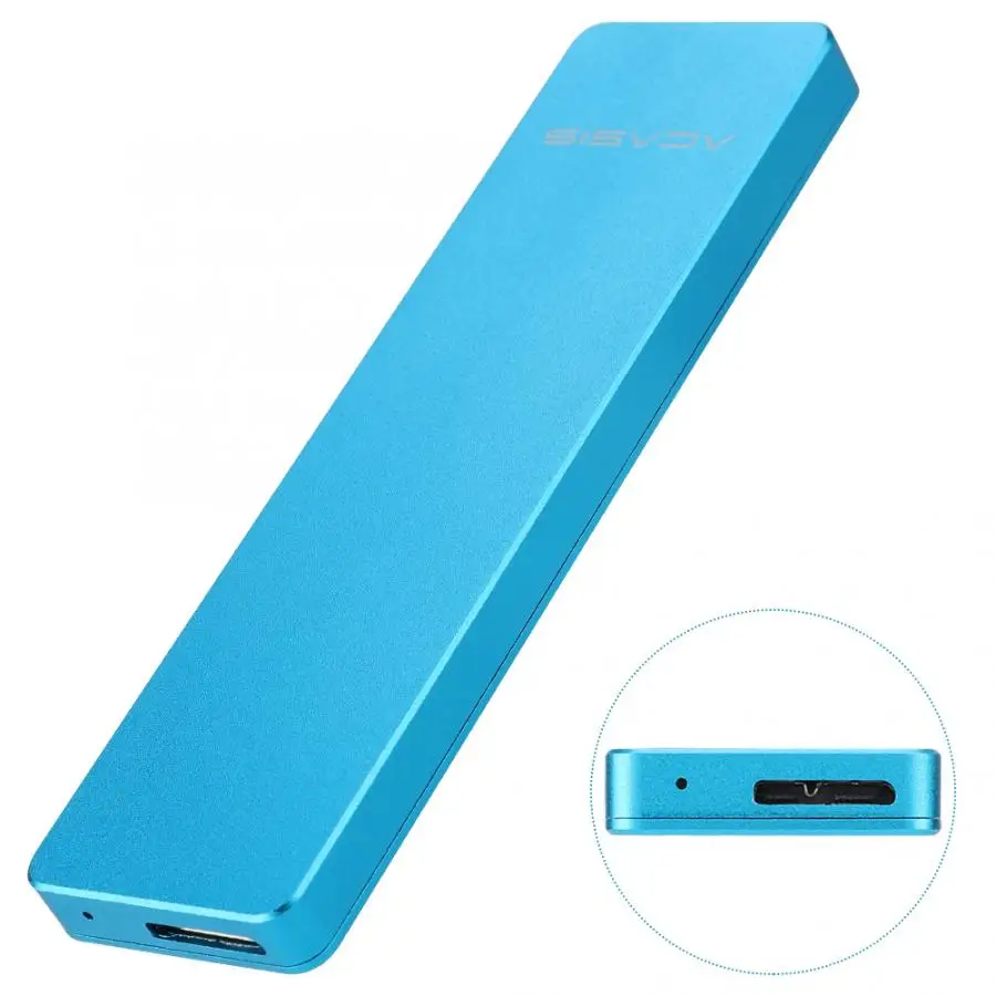 ACASIS твердотельный накопитель из алюминиевого сплава USB 2242 2260 2280 Универсальный M2/NGFF