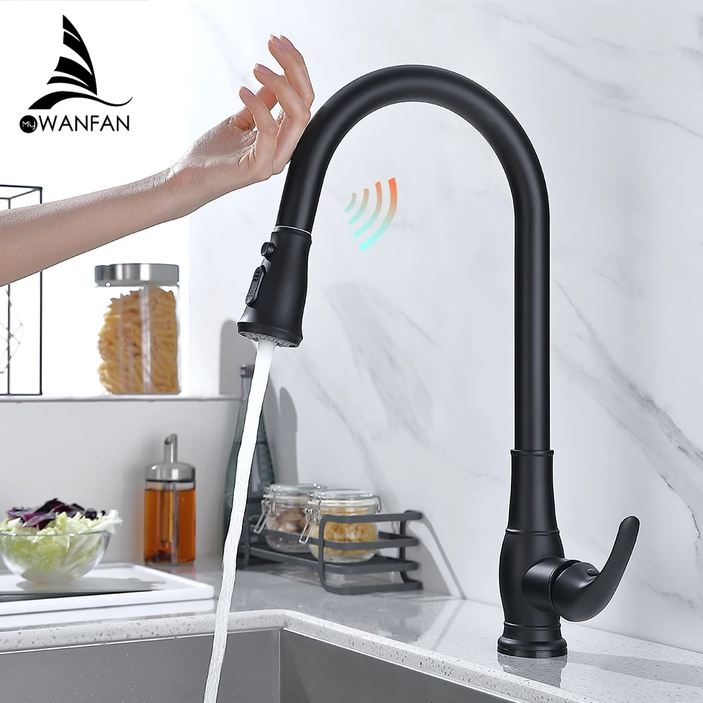Stainless Steel Touch Control Kitchen Faucets Smart Sensor Kitchen