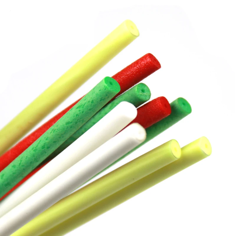 

12PCS/Pack 4mm High Density Cylinder Foam with Center Hole for Fishing Float Making Fly Tying Rig Making DIY etc..