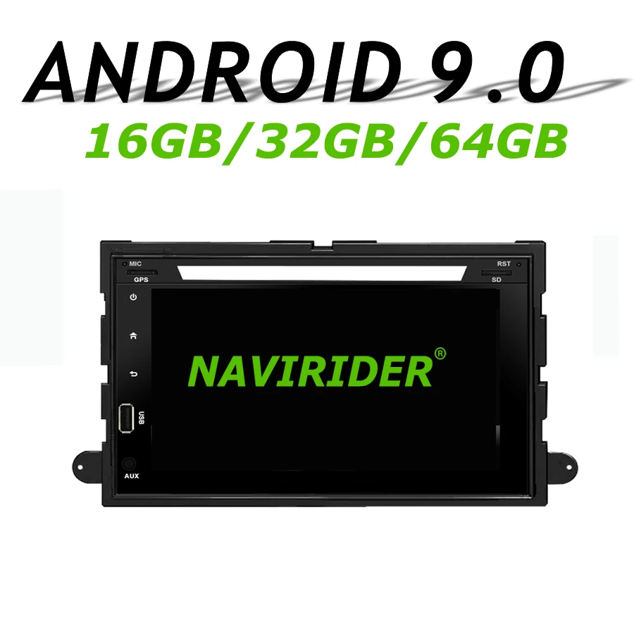 Best High configuration Octa Core Android 9.0 Car GPS Multimedia For FORD Fusion Explorer F150 Edge Expedition 2006 large memory 0