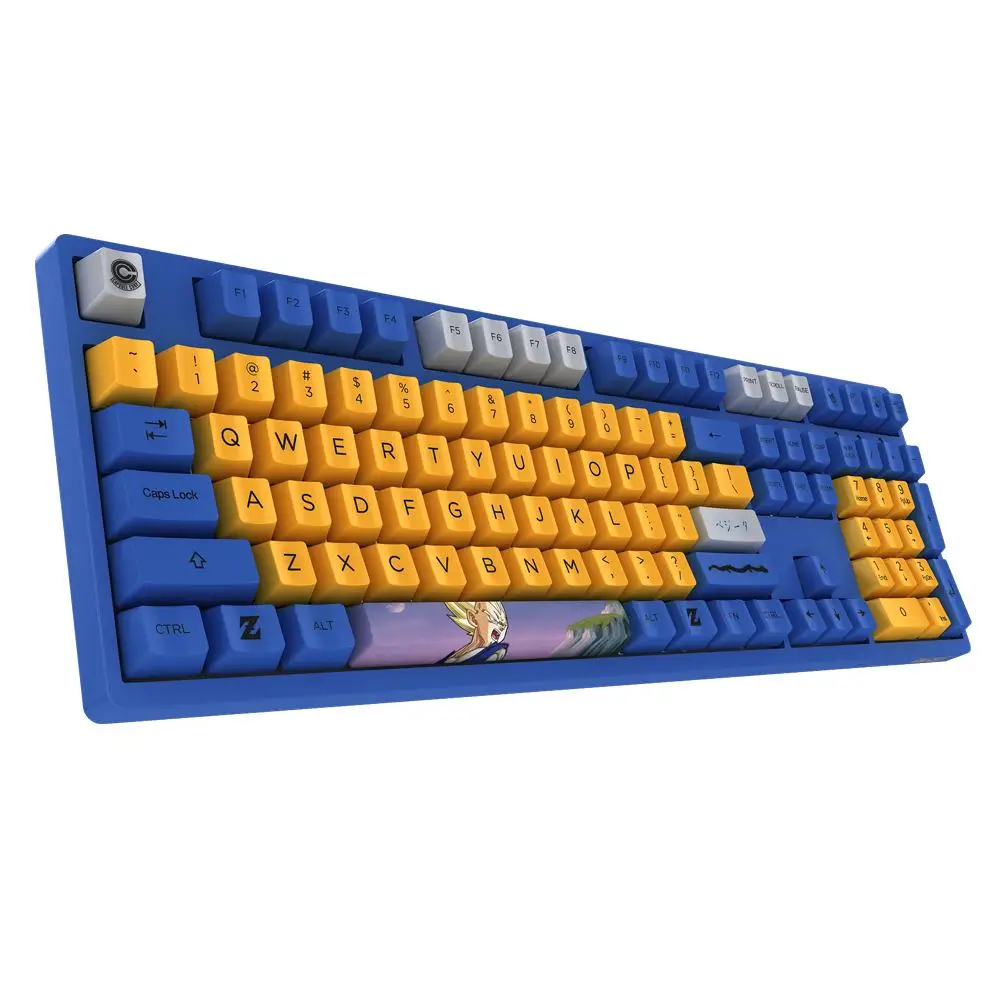 AKKO 3108 V2 DragonBall Z Vegeta 108 Key Dyesub PBT Keycaps Cherry MX Switch Механическая игровая