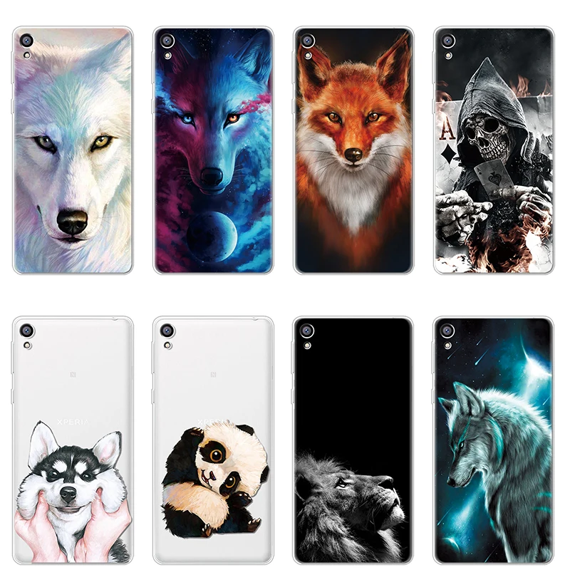 Cartoon Soft TPU Cases FOR Sony Xperia XZ3 X Z5 L1 XA1 XA2 Ultra XZ XZ1 XZS Plus Compact Case Silicone Coque Back Cover fundas