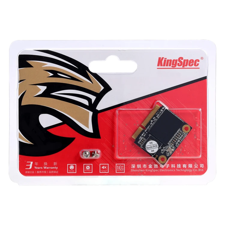 Kingspec половина mSATA SSD 32 ГБ 64 ГБ 128 ГБ 256 ГБ ssd твердотельный накопитель жесткого диска Высокая скорость для Тетрадь/ноутбука/Ultrabook