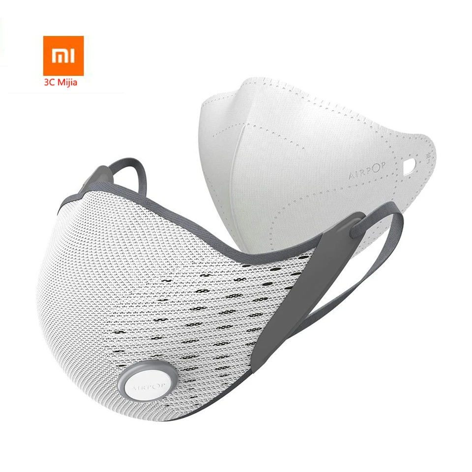

Xiaomi Youpin AirPOP Active Anti-Pollution Mask Anti-fog Masks Haze Scooter Motorcycle Face Mask Filtration Protective Mask