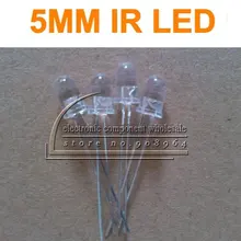 1000 шт./лот 5 мм Инфракрасный светодиод светодиодный 940NM ИК светодиодный диоды