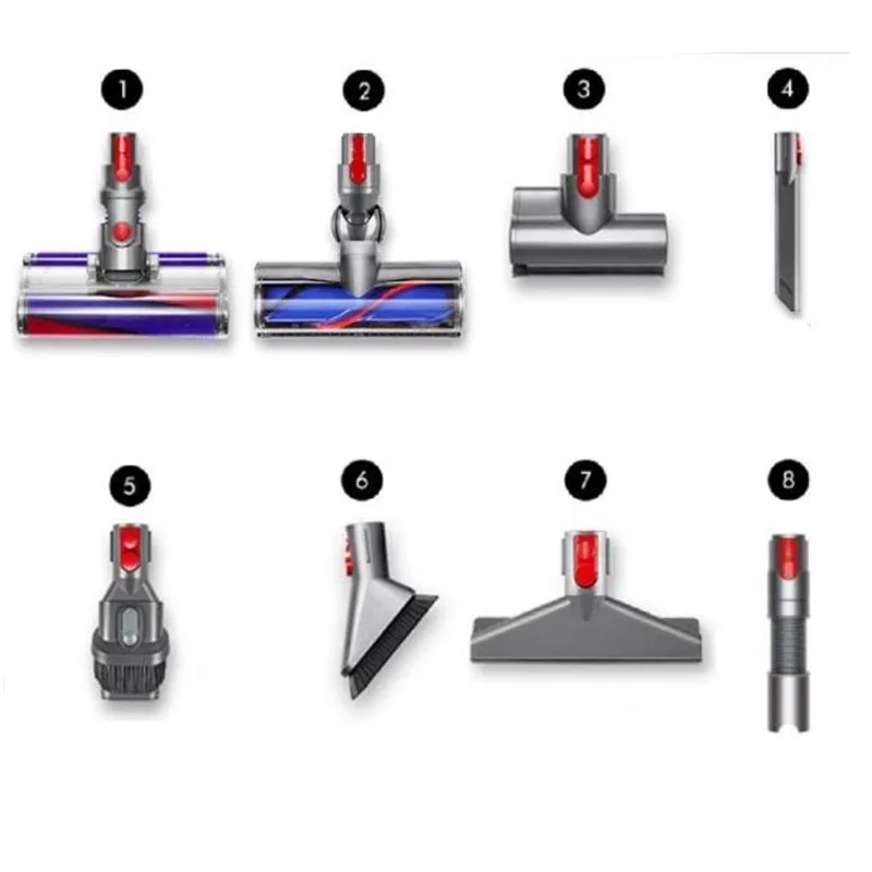 1× Запчасти для пылесоса, держатель для хранения Dyson V7 8 10, абсолютный инструмент для щетки, пылесос Dyson