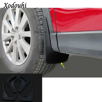 

For Mazda CX-5 CX5 2013 2014 2015 2016 car cover styling fender soft mudguard protect flap splash mud guard frame molding 4pcs