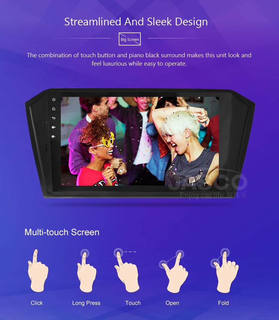 Top Android 8.0 Car DVD Player GPS Glonass Navigation For Volkswagen Passat Magotan 2015-2017 Auto  Radio RDS Audio Video Stereo 3