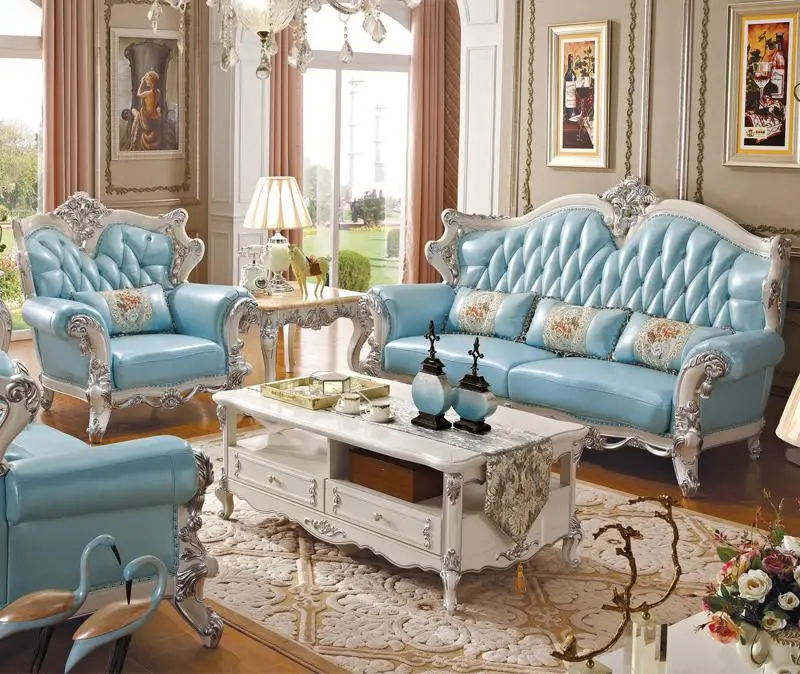 luxury European and American style living room furniture