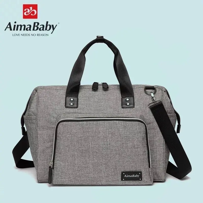 Us 34 3 33 Off Aimababy Large Baby Stroller Ny Travel Maternity Diaper Bag Organizer Changing Pad Wet Straps In Bags From