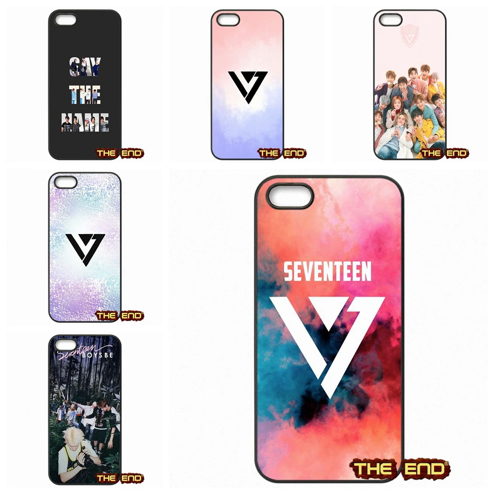 KPop font b Seventeen b font Logo wallpaper Cell Phone Case font b Cover b font