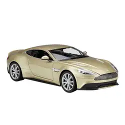 Welly коллекция 1:24 ForAston Martin Vanquish литье модель спортивный автомобиль с подсветкой, логотипом и имитацией дисковых тормозов