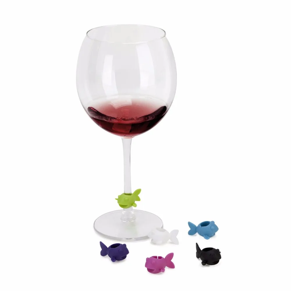 12pcs Suction Cup Silicone Monster Wine Charms Glass Markers - Party &  Holiday Diy Decorations - AliExpress