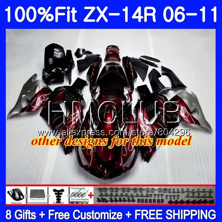 Впрыска для KAWASAKI NINJA ZX 14R ZX14R 06 07 08 09 10 49HM. 19 ZZR1400 blue Pearl ZX-14R 2006 2007 2008 2009 2010 обтекатели