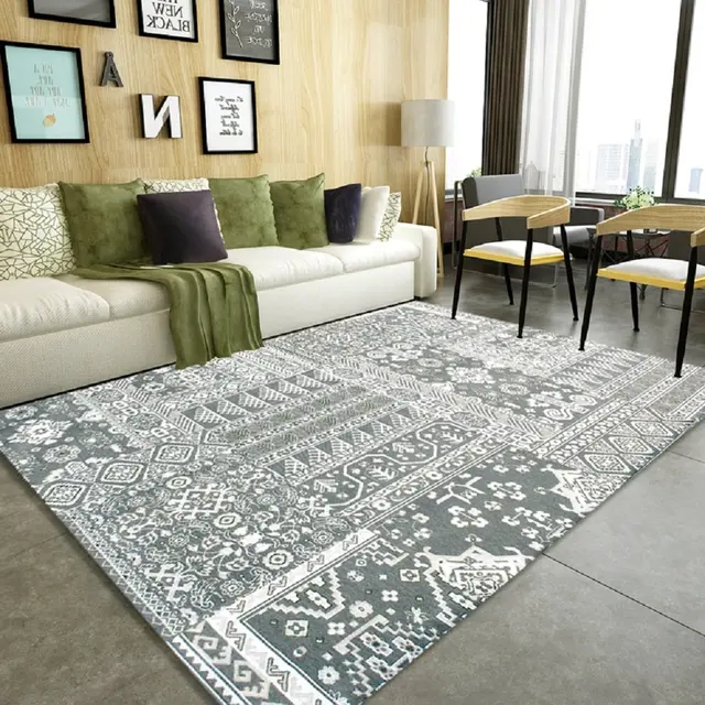 WINLIFE Moderne Wohnzimmer Teppich Vintage Teppich für Schlafzimmer ... WINLIFE Moderne Wohnzimmer Teppich Vintage Teppich für Schlafzimmer ...