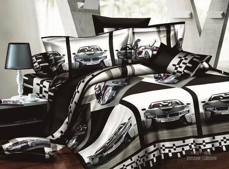 Cars Boys Bedding Sets Race Car Queen Full Size Bedspread