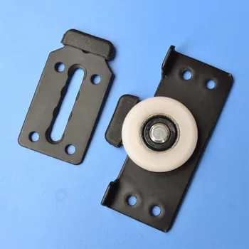 

free shipping furniture caster Positioning pulley sheave nylon pulley closet drawer filing cabinets pulley sliding door wheel