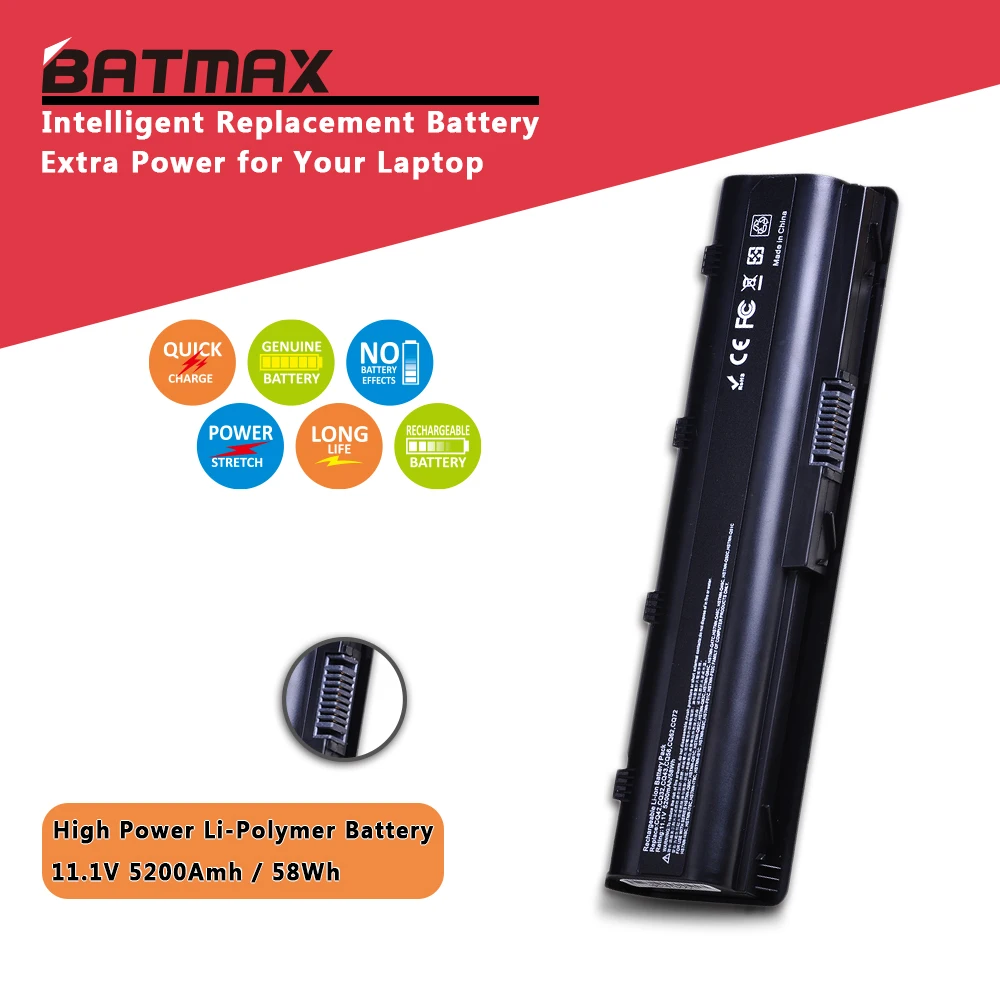 Новый аккумулятор на 6 ячеек для HP Pavilion DM4 DM4T DV3 Dv7 2100 G4 G6 G7 G62 G62T G72 MU06 HSTNN UBOW Presario CQ42 CQ56