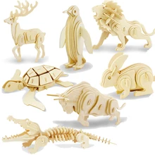 Горячие 7 шт 3D деревянные игрушки-головоломки Дети Взрослые автомобиль деревянные игрушки-паззлы обучение экологическая сборная игрушка игры