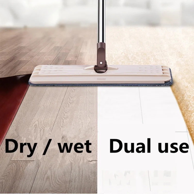 Copertura di Caso NUOVA Dura Piano Pigro Mop Secchio Magico Cleaner Ruotare Auto-strizzare Spremere Double Sided Tampone di Stracci di Lavaggio Automatico- sistema di asciugatura