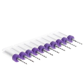 

10Pcs 1.2mm Carbide 3.175 Shank PCB Drill Bits CNC Drilling Set Woodworking Tool