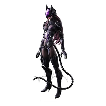 

Final Fantasy Dc Comics Play Arts Kai Catwoman Action Figure Tetsuya Nomura NO50