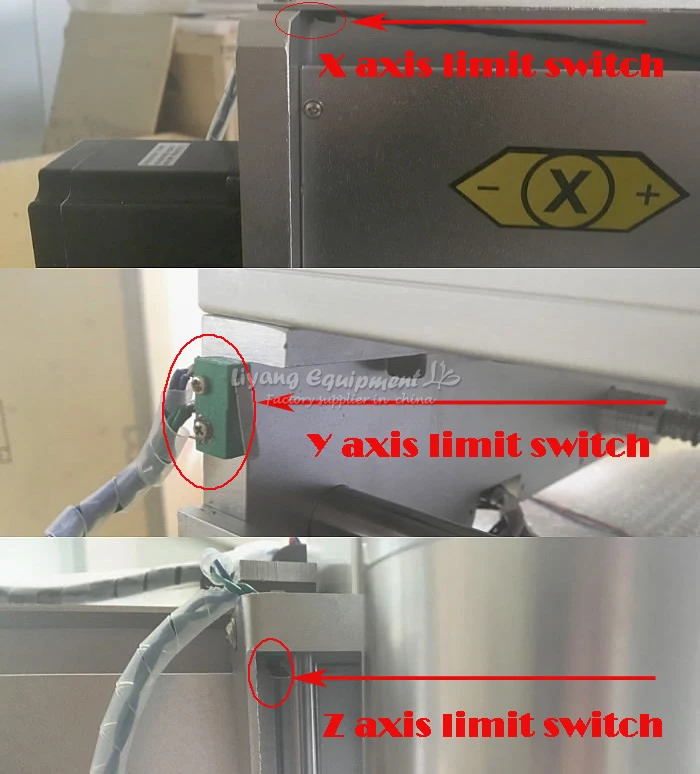 4 axis wood router cnc 6040 metal carving Machine PCB milling with cutter tools and limit switch