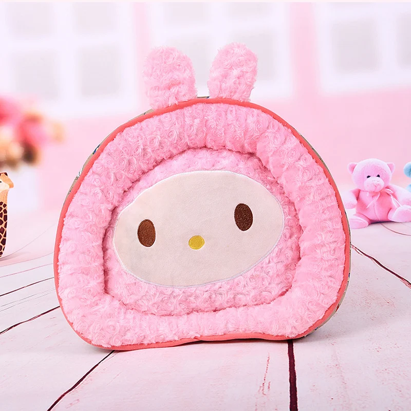 Cute Pink Kitty and Rabbit Melody Cat Pet Beds Warm Puppy Dog Sleeping