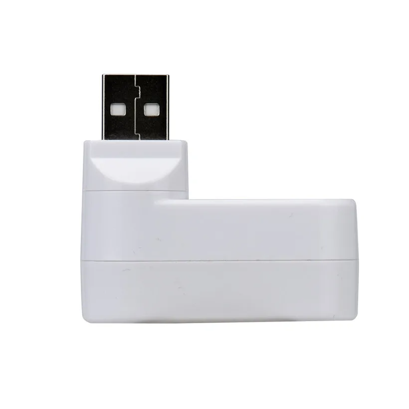 Расширенный компьютерные аксессуары концентратор 3 порта USB 2,0 Мини Вращающийся сплиттер адаптер концентратор для ПК ноутбук для ноутбуков, mac