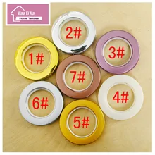 50 шт./лот высококачественные занавески аксессуары кольцо римская втулка для занавески s серебряное отверстие-копания круг Acessorioss