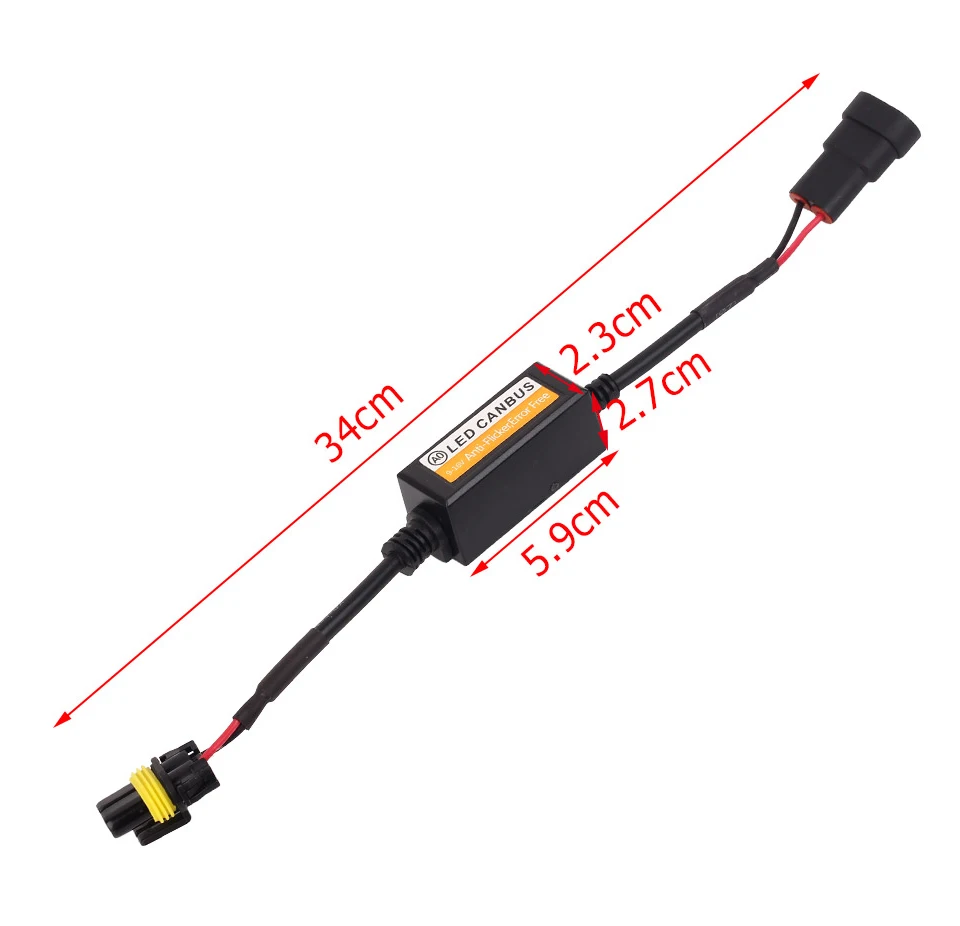 Ошибок светодиодный преобразователь can-шины для светодиодный фары лампы Наборы для внедорожник Противотуманные огни H4 H7 H1 H8 H11 HB3 9005 HB4 адаптер анти-мерцание