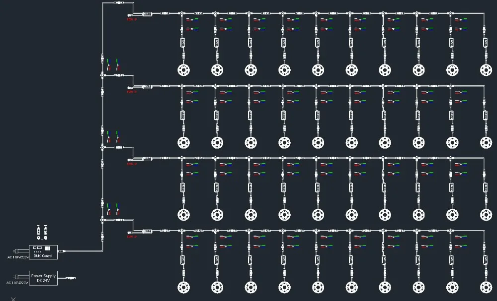 Embedded 12W 15W 18W 36W LED Fountain Lamp IP68 plaza fountain 24V Swimming pool light Garden Pond Decor RGB underwater lights underwater led lights