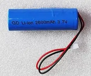 2 шт./лот 3,7 v 2600mah 18650 литий-ионная аккумуляторная батарея